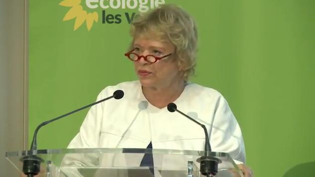 Eva Joly lors du Congrès EELV du 17 décembre 2012