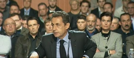 Sarkozy en déplacement dans le Gers