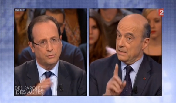 Débat Hollande Juppé