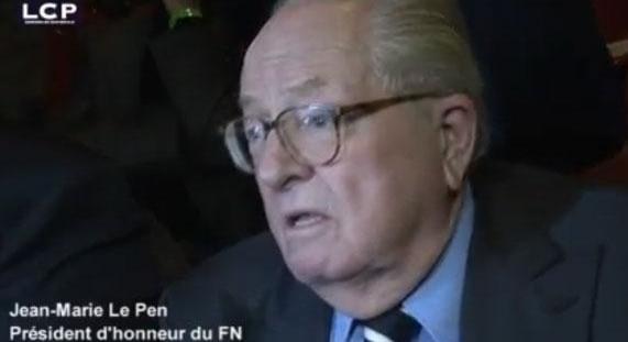 Jean-Marie Le Pen compare le meeting du candidat UMP à Nuremberg