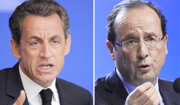 5 points d’écart entre Hollande et Sarkozy