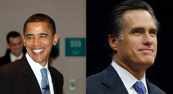 Barack Obama et Mitt Romney