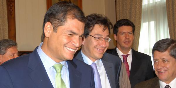 Rafael Correa, président de l'Equateur