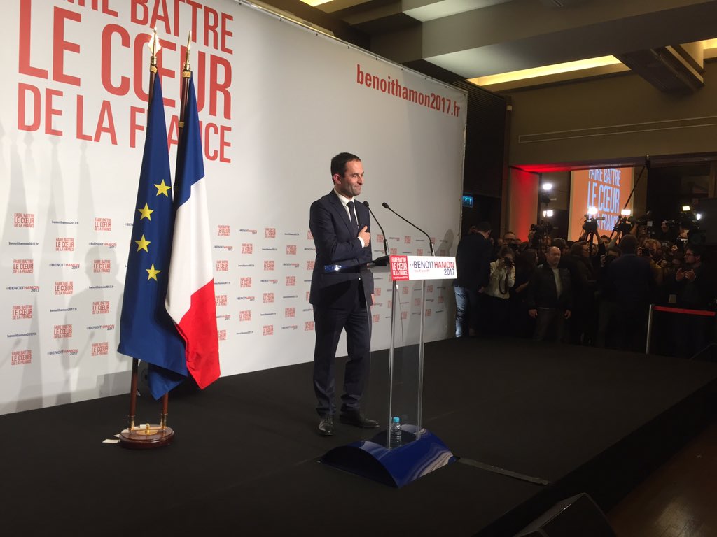 Benoît Hamon candidat PS