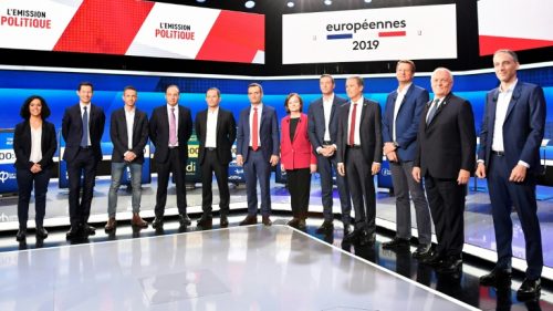 Débat pour les Européennes: douze candidats, quelques passes d’armes, une énorme cacophonie